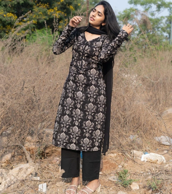 KDJ 3542 Cotton Kurta Set  - M-38