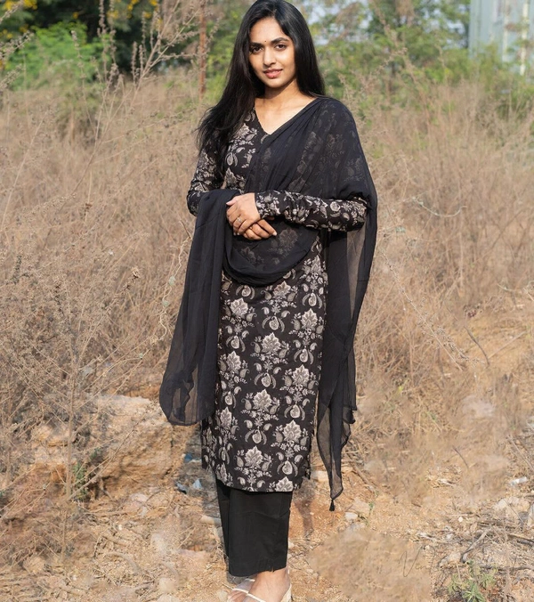 KDJ 3542 Cotton Kurta Set  - 42-XL