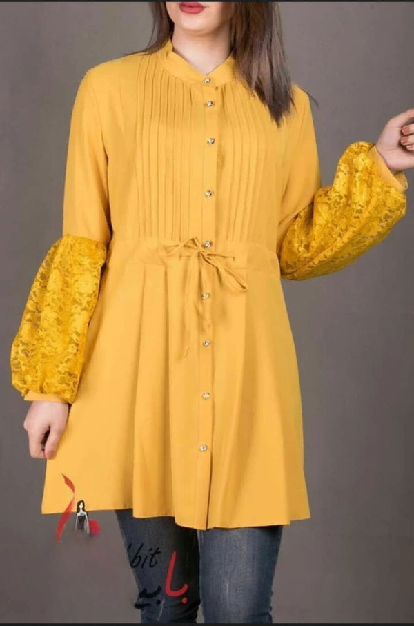 WSM Net Sleeps Tunic - yellow, S-36