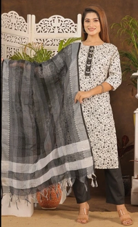 KDJ 2903 Beautiful Cotton Kurti Set  - 42-XL