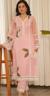 KDJ 2902 COTTON KURTI WITH PANT DUPATTA  - 40