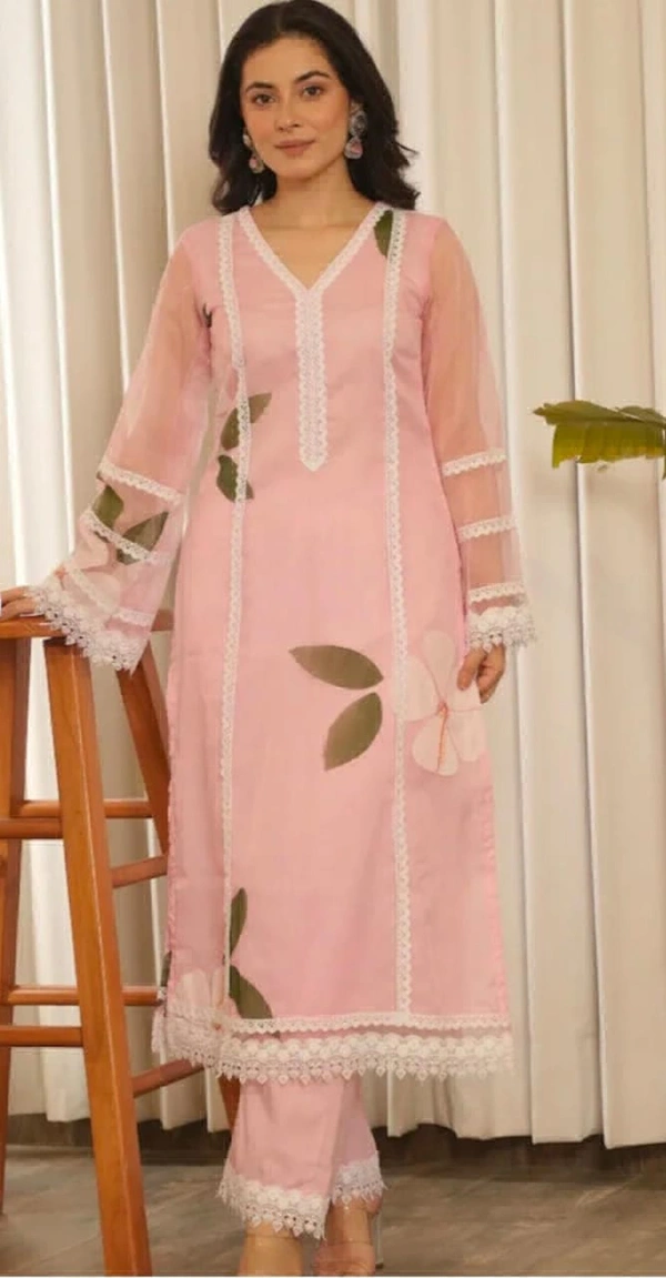 KDJ 2902 COTTON KURTI WITH PANT DUPATTA  - 40