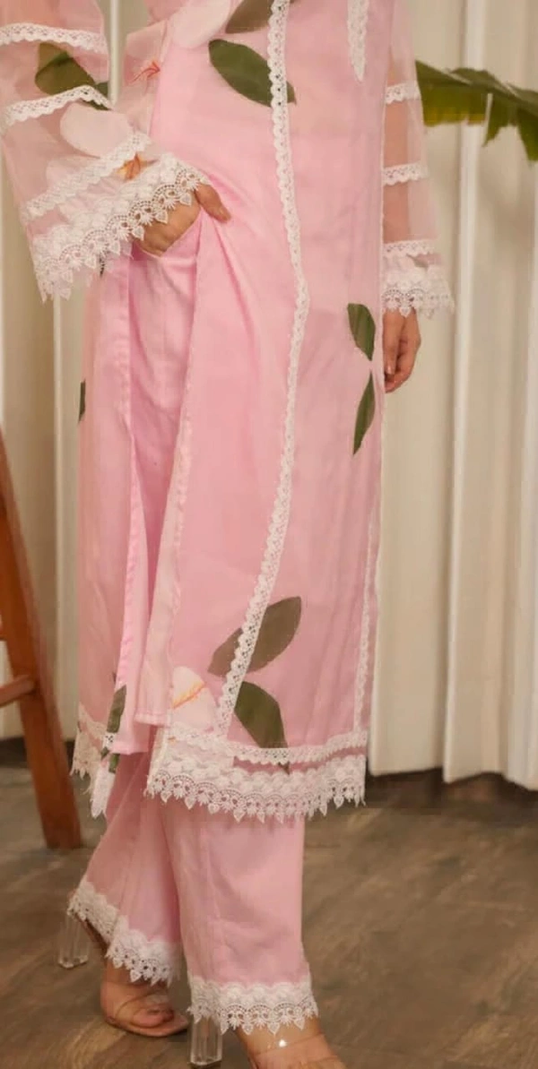 KDJ 2902 COTTON KURTI WITH PANT DUPATTA  - 42