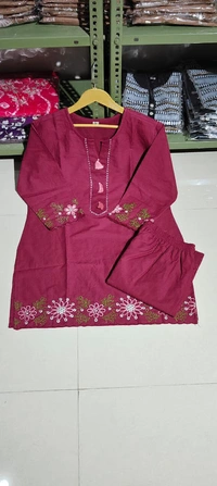 KDJ 4119 Cotton Cord Set  - Purple, 38