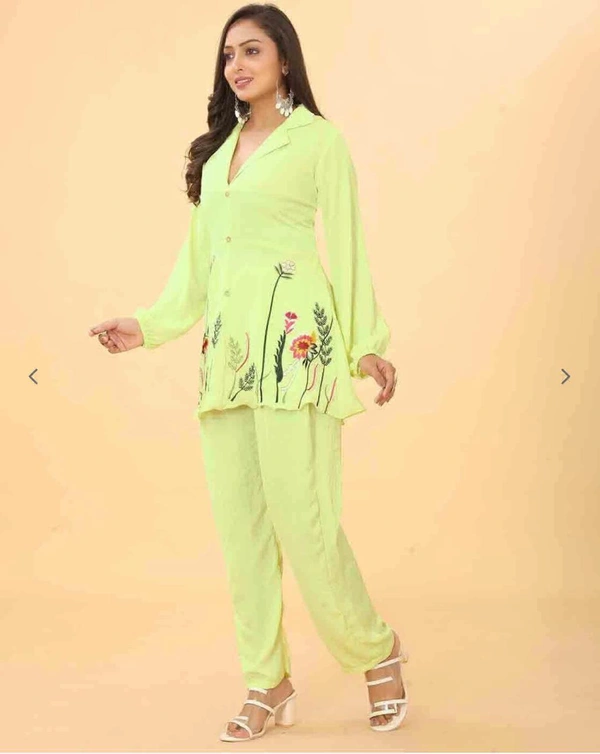 KD18 4118 CORD SET  - light green, XL-42