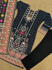 DSS 1010 Embroidery Work Dress  - XXL