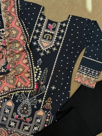 DSS 1010 Embroidery Work Dress  - XXL