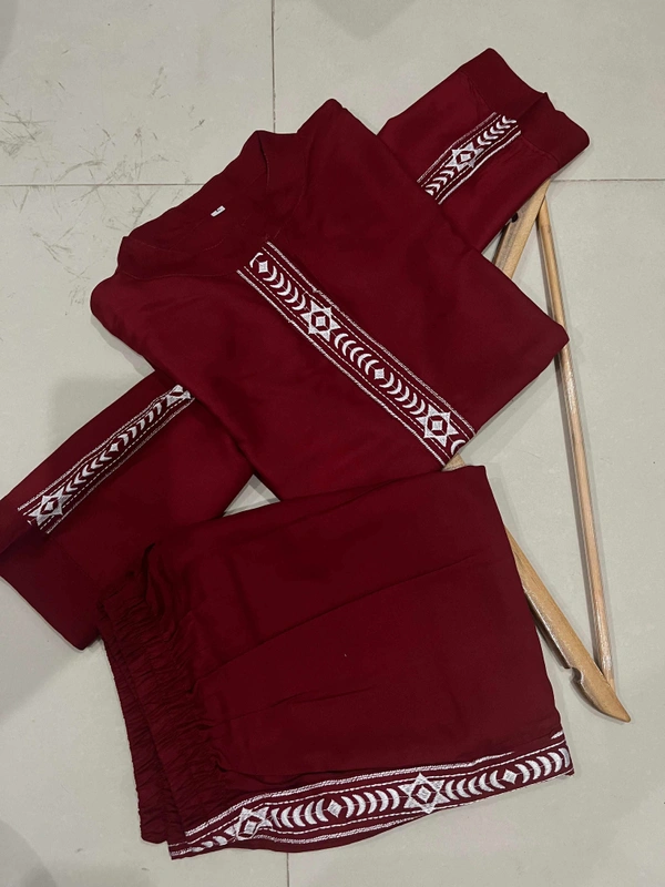 RPR 4114 REYON CORD SET  - Maroon, M-38