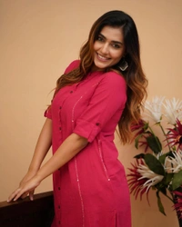 KDJ 5041 Beautiful Kurti With Pant  - pink, XXXL-46
