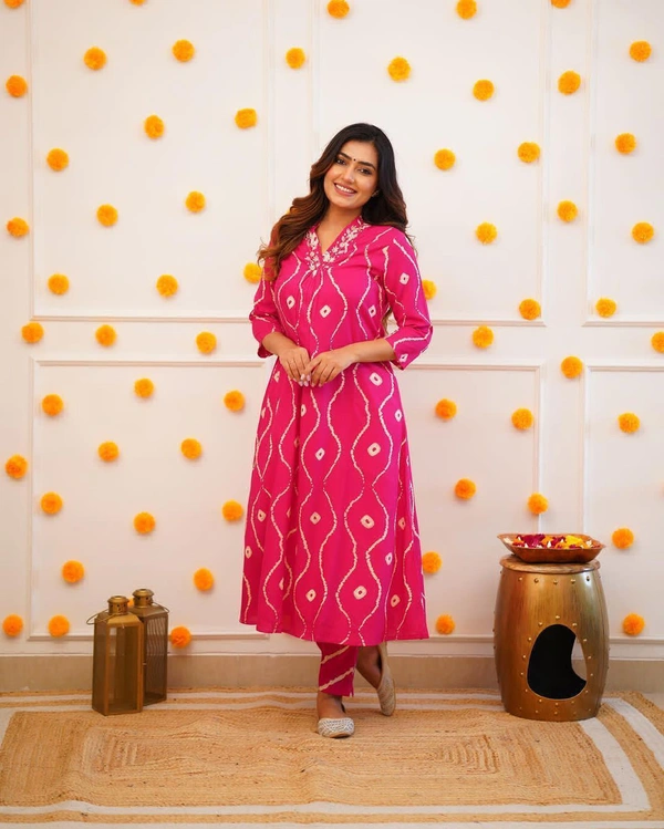 RPR 5045 Beautiful Kurti With Pant  - pink, M-38