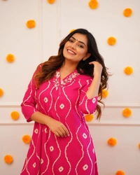 RPR 5045 Beautiful Kurti With Pant  - pink, M-38