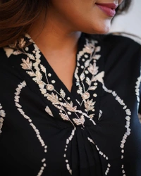 RPR 5045 Beautiful Kurti With Pant  - Black, M-38