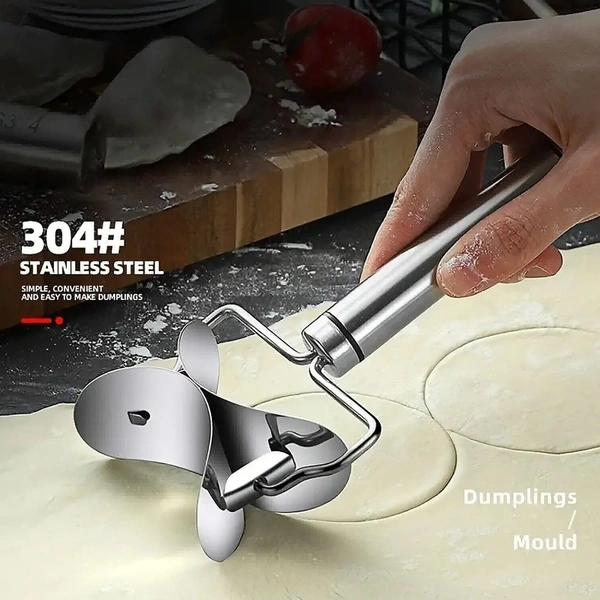 Stainless Steel Puri Cutter Roller 