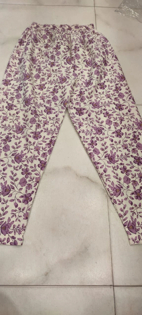 KDJ 4103 Cotton 3pcs Dress  - Purple, 38