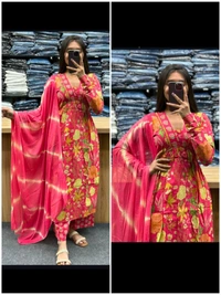 KDJ 1005 Anarkali Pattern Dress  - XXL-44