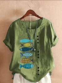 KD18 Designer Top - sky blue, 38