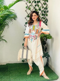 KDJ 5050 Festival Beautiful Dhoti Kurta Set  - 2XL-44