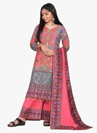 ARM Pakistani Suit  - Red, 24