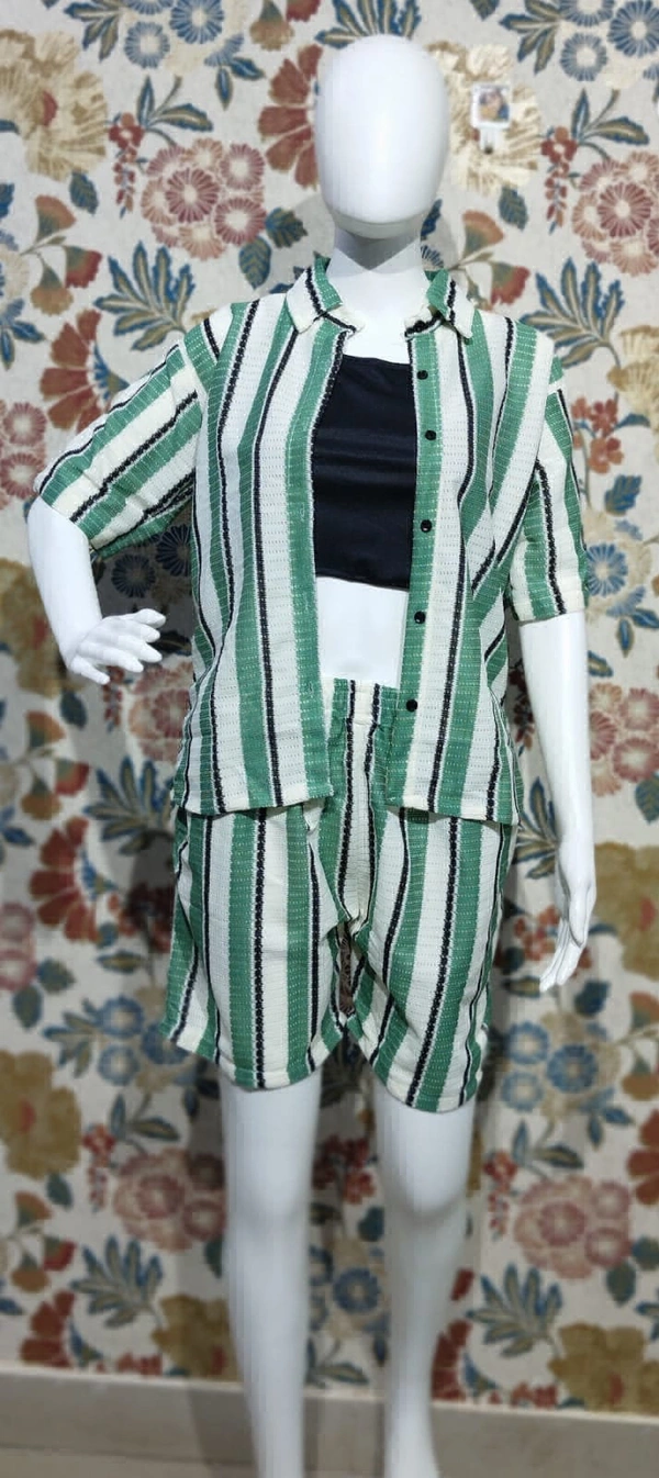 KD18 5150 Stylish 3 Pcs Nikker Set - Green, 36