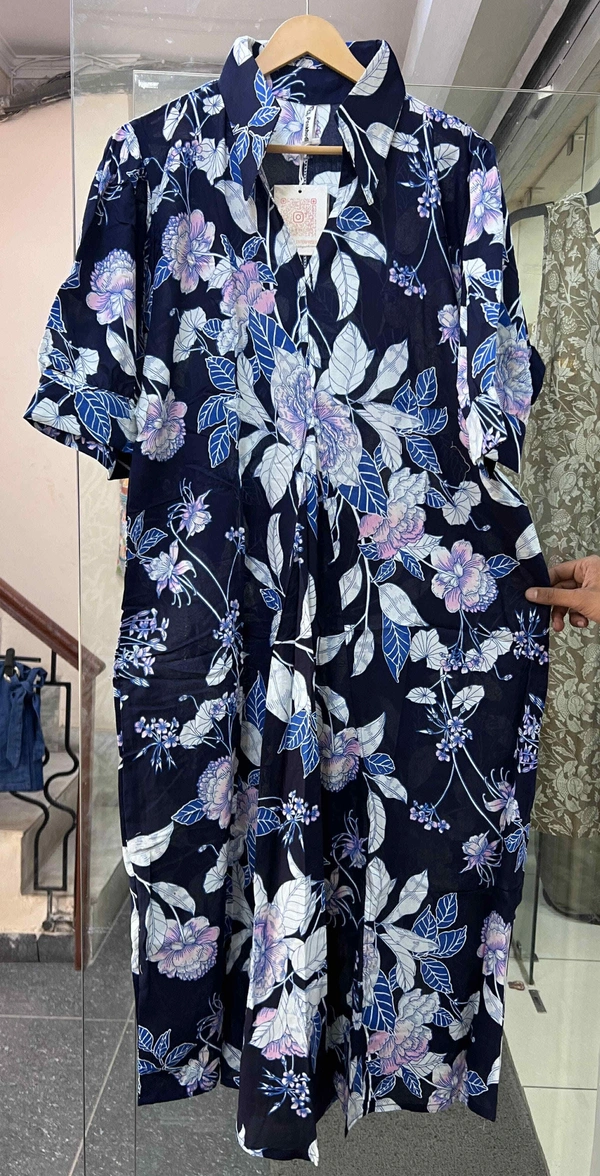 KD18  5151 CANDY DRESS  - Blue, Xxl-44