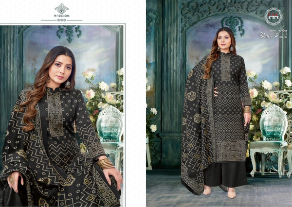 ASU 5160Beautiful Dress Material - Black