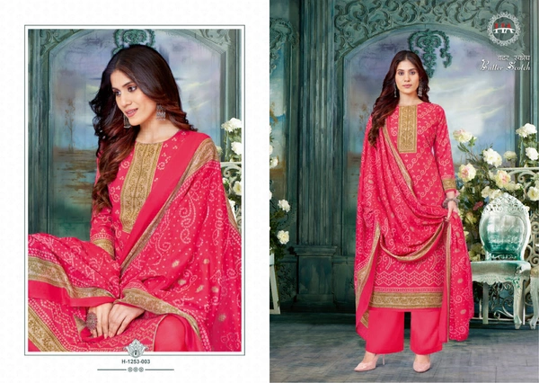 ASU 5160Beautiful Dress Material - pink