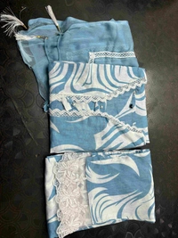 KDJ 5164 Designer Kurti Set  - sky blue, M-38