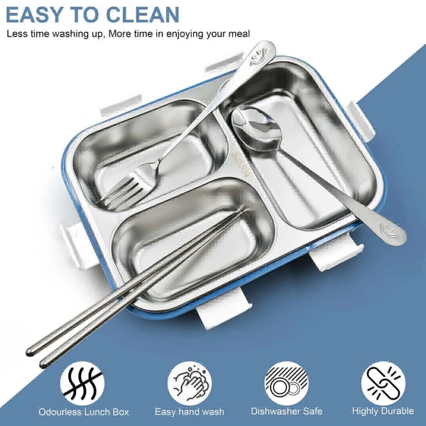 5171 -3 Compartment Lunch Box 