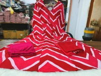KDJ 5184 Leheriya Pattern Dress  - pink, M-38