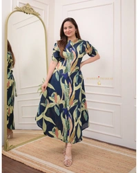 LKT 5228 Cotton Casual Dress  - 42-XL