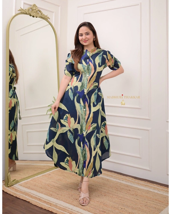 LKT 5228 Cotton Casual Dress  - 42-XL