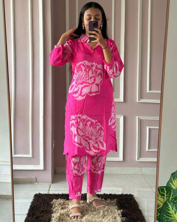 KDJ 5259 Beautiful Dress  - pink, L-40