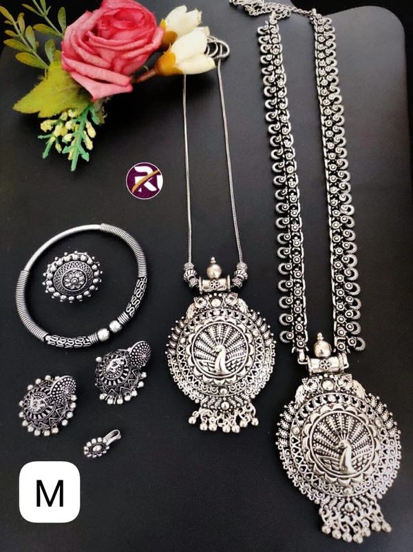 5273 Oxidised Beautiful Set - M