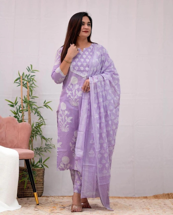 KDJ 5277 Beautiful Dress  - purple, 42-XL