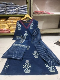 LKT 5284 Straight Kurti Plazo Pant And Dupatta  - L-40
