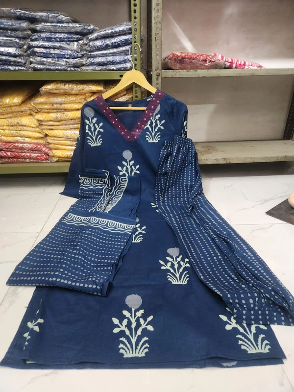 LKT 5284 Straight Kurti Plazo Pant And Dupatta  - 42-XL