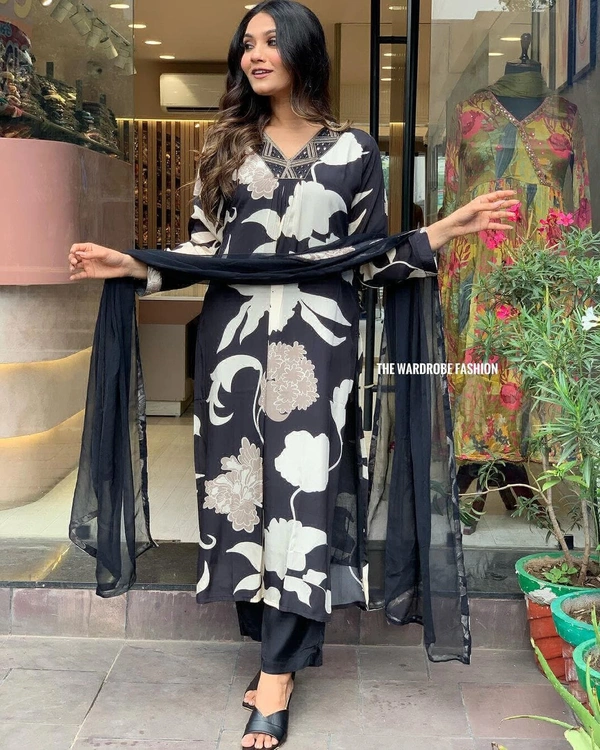 KDJ 5287 Beautiful Kurti Set  - L-40