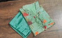 KDJ 5300 Beautiful Collar Kurti Set  - green, L-40
