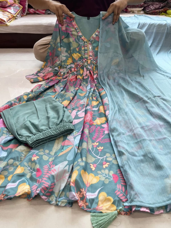 KDJ 5301 Beautiful Kurti Set  - L-40