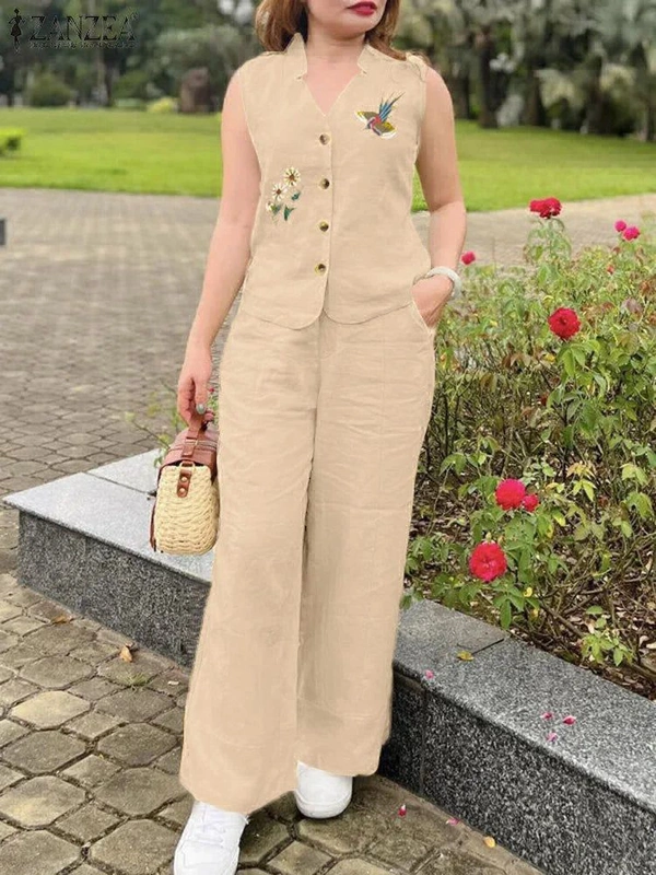KD18-FV2 5304 Beautiful CORD SET  - cream, 42-XL