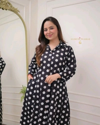 SF2 5321 Jaipuri Floral Cotton Dress - L-40