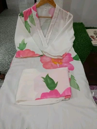 SF2 5042  New Floral  Kurta Pant set  lace Work  comfortable  and classy🥰 - XL-42