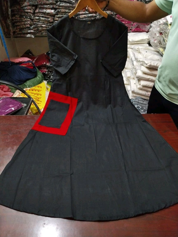 SF2 5045  Black Color  bold is beautiful stunning  dress and pocket  - 2XL-44