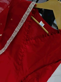 SF3 5051 *New kurti pant duppta  reyon Kurti Net dupatta  sequence embroidery - M-38
