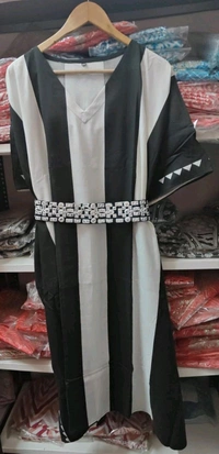 SF2 5053 Fashionable Embroidery kaftan  Rayon Fabric  - L-40