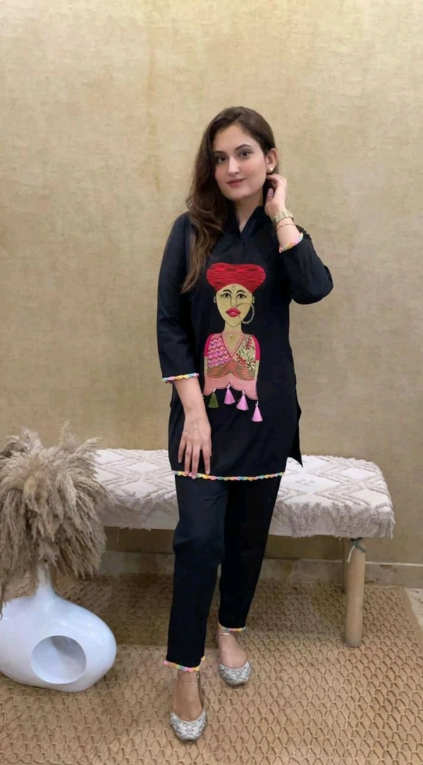 SF2 5057 *New amazing 🥰Stylish cord sets  stylish and classy*Full embroidery - M-38