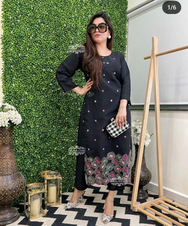 SF2 5078 *New Style Beautiful Two Peice Set Cotton with mobile pocket. - M-38
