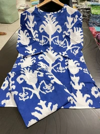 SF2 5380  Beautiful *cotton co-ords sets,l comfortable amazing print. perfect outfits  - Blue, XL-42