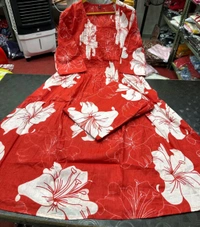 SF4 5394  Beautiful Cottan  kurti pent Design for Gorgeous   - Red, M-38