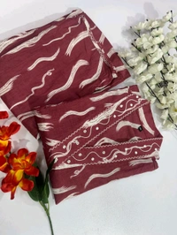 SF2 5400 DISIGNER CORD- SET  beautifully decorated with hand embroidery weaving PREMIUM COTTON WITH MIRROR WORK  - Red, M-38